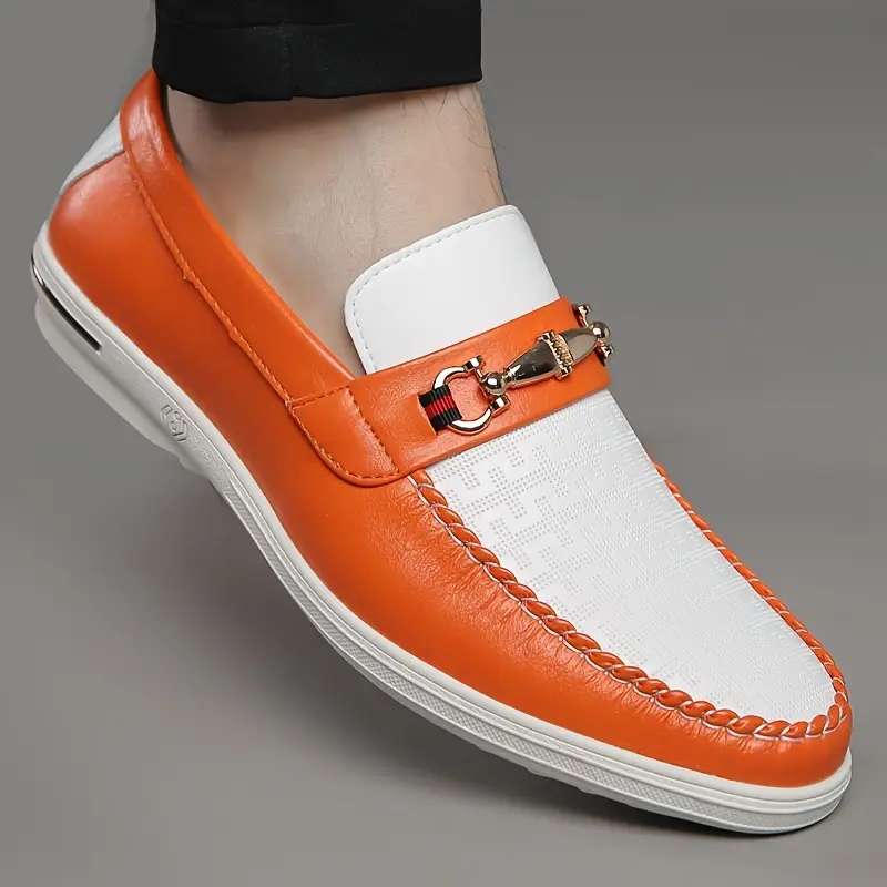 Men'S Classic Slip-On Loafers - Lightweight Breathable Synthetic