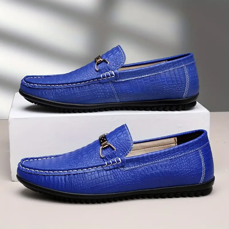Men'S Classic Slip-On Loafers - Lightweight Breathable Synthetic