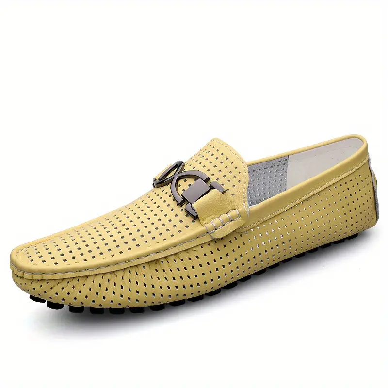 Men'S Classic Slip-On Loafers - Lightweight Breathable Synthetic