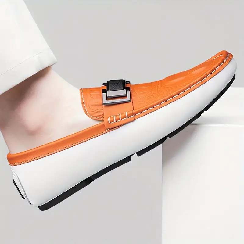 Men'S Classic Slip-On Loafers - Lightweight Breathable Synthetic