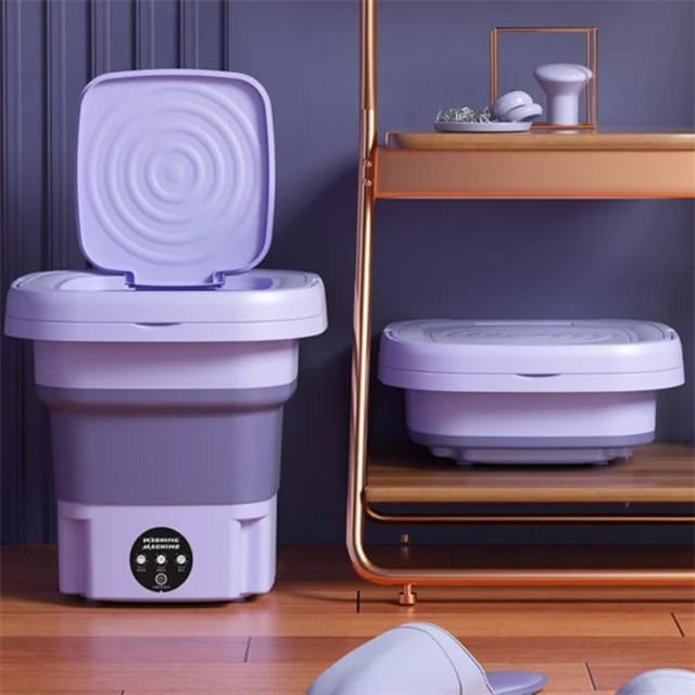 mini foldable portable dorm room washing machine car electric washing machine