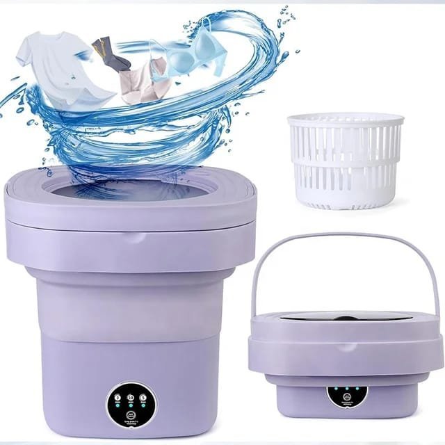mini foldable portable dorm room washing machine car electric washing machine