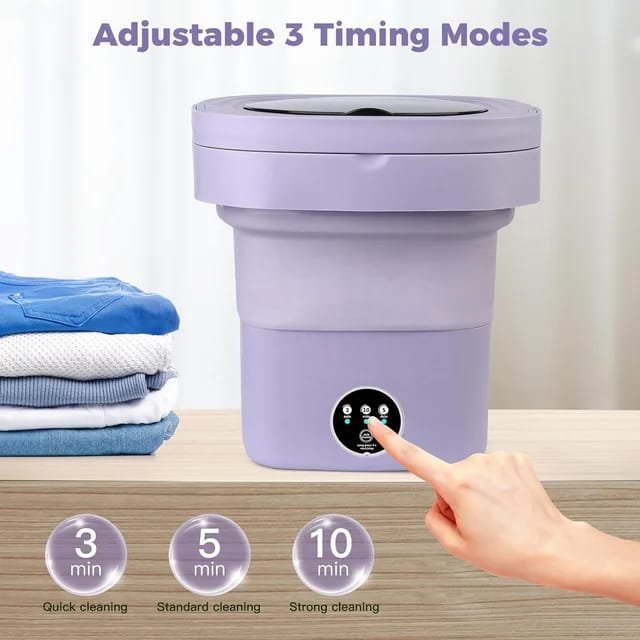 mini foldable portable dorm room washing machine car electric washing machine