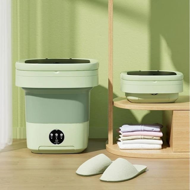 mini foldable portable dorm room washing machine car electric washing machine