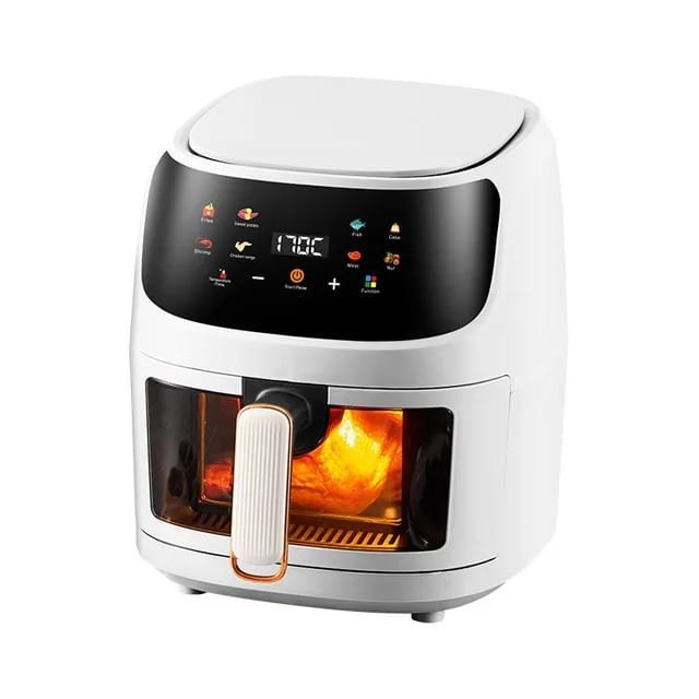 8L Smart Air Fryer 6 In 1 Black 1400w Healthy Oven Non-stick Multifunction Digital Touch Air Fryer