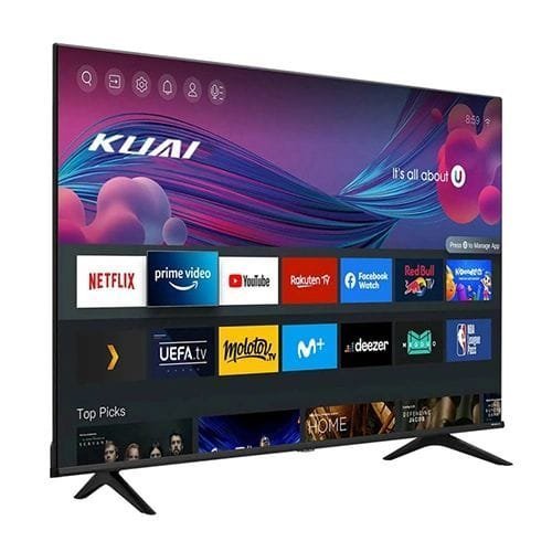 Android 43 inch flat screen smart bezel less tv