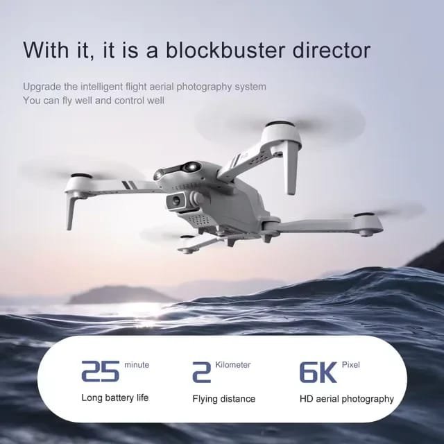 NEW Drone S135 MAX GPS Professional 8K Dual HD Camera 3-Axis FPV Brushless Avoidance Quadcopter Dron S135 Pro V KAI ONE