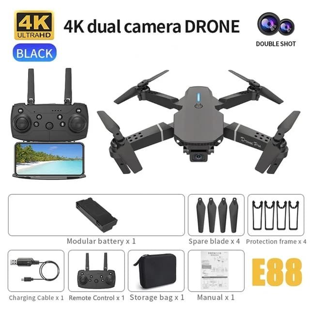 NEW Drone S135 MAX GPS Professional 8K Dual HD Camera 3-Axis FPV Brushless Avoidance Quadcopter Dron S135 Pro V KAI ONE