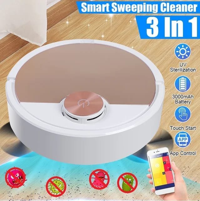 Robotic Smart Vacuum UsbNoise Reduction Rechargable Sensor Cleaner