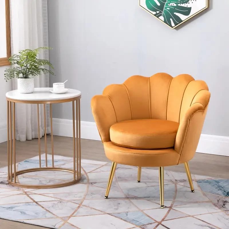 Tuchico Modern Accent Chair -  Veet Upholstery, No Assembly Required, for Living Room,