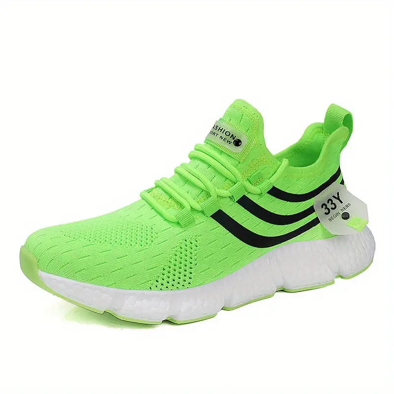 Men'S Fashion Sneakers, Solid Color, All-Season, Low Top, Casual Street Style, Fabric Upper & Lining,