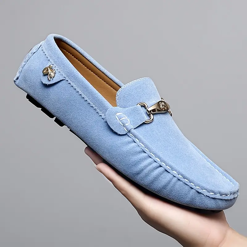 Men'S Classic Slip-On Loafers - Lightweight Breathable Synthetic