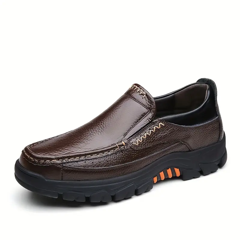 Men'S Classic Slip-On Loafers - Lightweight Breathable Synthetic
