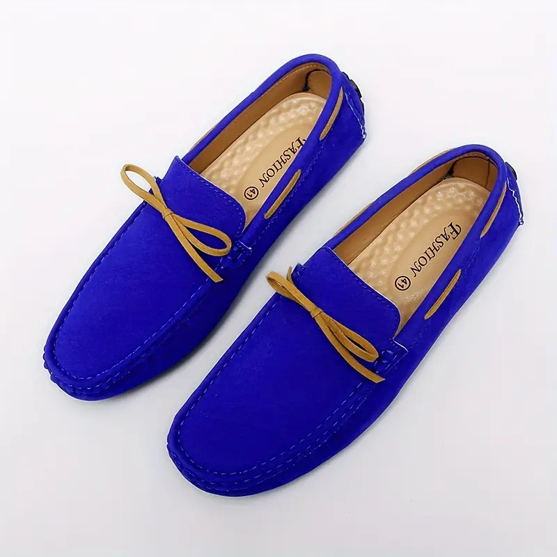 Men'S Classic Slip-On Loafers - Lightweight Breathable Synthetic