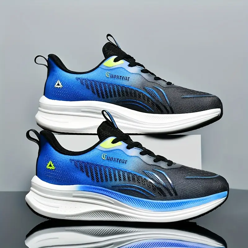 Men'S Fashion Sneakers, Solid Color, All-Season, Low Top, Casual Street Style, Fabric Upper & Lining,