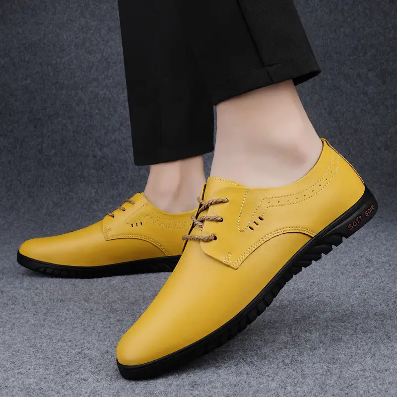 Men'S Classic Slip-On Loafers - Lightweight Breathable Synthetic