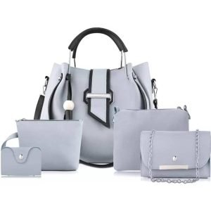 Fargo Light Grey Artificial Leather Handheld
