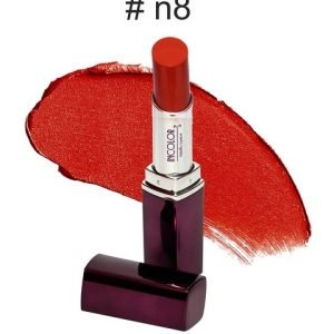 INCOLOR Red Mettalic N08 Lipstick 3.7 gm