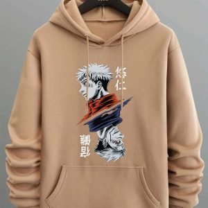 PERSONALITEE Cotton Blend Hooded Men's Sweatshirt - Beige ( Pack of 1 )