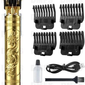 Trimmer Men Professional Cordless Hair Clipper, Rechargeable Trimmer Hair Trimmer Gold Cordless Beard Trimmer With 120 minutes Runtime