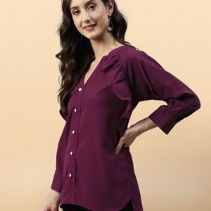 Mira Rustic V-Neck Ruffled Tunics