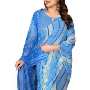 Mira Leheriya Poly Georgette Saree